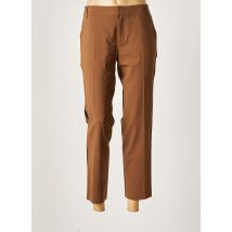 LEON & HARPER - Pantalon 7/8 marron en laine - Femme - Taille 34 - Modz