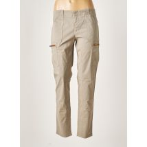 LEON & HARPER - Pantalon cargo gris en coton - Femme - Taille 34 - Modz