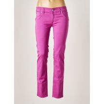 FREESOUL - Pantalon slim violet en coton - Femme - Taille TU - Modz
