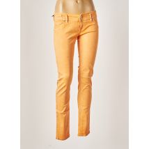 FREESOUL - Pantalon slim orange en coton - Femme - Taille W28 - Modz