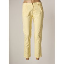 REIKO - Pantalon 7/8 jaune en coton - Femme - Taille W30 - Modz