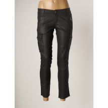 TEDDY SMITH - Pantalon 7/8 noir en coton - Femme - Taille W29 - Modz