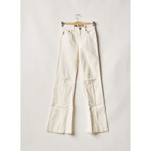 LTB - Pantalon flare beige en coton - Femme - Taille TU - Modz