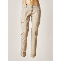 FIVE PM - Pantalon 7/8 beige en coton - Femme - Taille TU - Modz