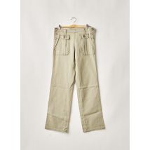 CIMARRON - Pantalon droit vert en coton - Femme - Taille TU - Modz