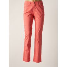 KANOPE - Pantalon slim rose en coton - Femme - Taille 42 - Modz