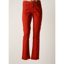 KANOPE - Pantalon slim orange en coton - Femme - Taille 38 - Modz