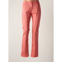 KANOPE - Pantalon slim rose en coton - Femme - Taille 44 - Modz