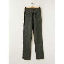 KANOPE - Pantalon slim vert en coton - Femme - Taille 34 - Modz