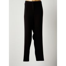 ATIAN - Pantalon droit noir en polyester - Femme - Taille 54 - Modz