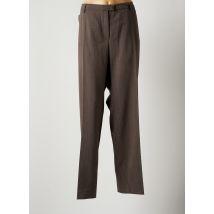 STARK - Pantalon droit marron en polyester - Femme - Taille 56 - Modz