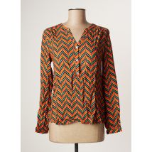LE PETIT BAIGNEUR - Blouse orange en viscose - Femme - Taille 38 - Modz