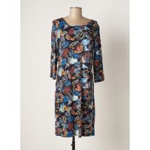 YEST - Robe mi-longue bleu en viscose - Femme - Taille 36 - Modz