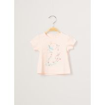 CARREMENT BEAU - T-shirt rose en coton - Fille - Taille TU - Modz