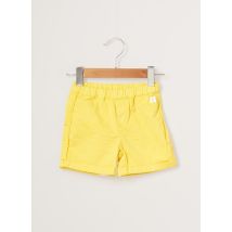 CARREMENT BEAU - Short jaune en coton pour garçon - Taille 18 M - Modz