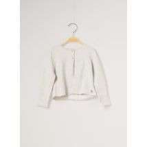 CARREMENT BEAU - Gilet manches longues gris en coton - Fille - Taille TU - Modz