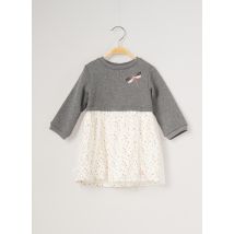 CARREMENT BEAU - Robe courte gris en coton - Fille - Taille TU - Modz