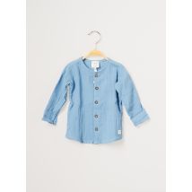 CARREMENT BEAU - Chemise manches longues bleu en coton - Garçon - Taille TU - Modz