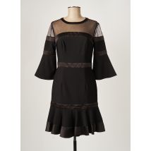 PAUL BRIAL - Robe mi-longue noir en polyester - Femme - Taille 36 - Modz