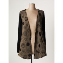 G!OZE - Gilet manches longues beige en viscose - Femme - Taille 40 - Modz