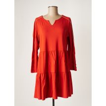 MALOKA - Robe courte orange en coton - Femme - Taille 38 - Modz