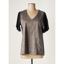 MALOKA - Top gris en polyester - Femme - Taille 38 - Modz