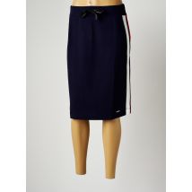 MALOKA - Jupe mi-longue bleu en viscose - Femme - Taille 38 - Modz