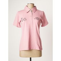 COMPTOIR DU RUGBY - Polo rose en coton pour femme - Taille 42 - Modz
