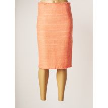 WEILL - Jupe mi-longue orange en coton - Femme - Taille 40 - Modz