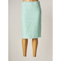 WEILL - Jupe mi-longue bleu en coton - Femme - Taille 38 - Modz
