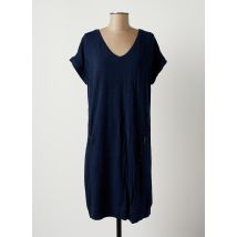 TOP SECRET - Robe mi-longue bleu en viscose - Femme - Taille 38 - Modz