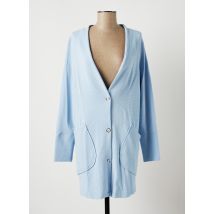 TOP SECRET - Veste casual bleu en viscose - Femme - Taille 38 - Modz
