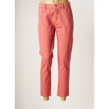 TOP SECRET - Pantalon 7/8 rouge en coton - Femme - Taille 40 - Modz