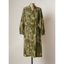 FRANCOISE - Robe mi-longue vert en polyester - Femme - Taille 40 - Modz