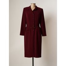 FRANCOISE - Robe mi-longue rouge en polyester - Femme - Taille 40 - Modz