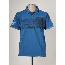 DELAHAYE - Polo bleu en coton pour homme - Taille L - Modz