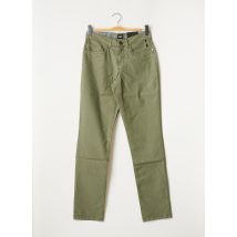 DELAHAYE - Pantalon droit vert en coton - Homme - Taille 40 - Modz