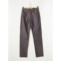 DELAHAYE - Pantalon droit gris en coton - Homme - Taille 38 - Modz