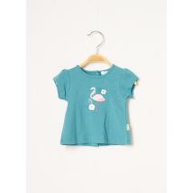 P'TIT BISOU - T-shirt bleu en coton - Fille - Taille TU - Modz