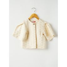 LILI GAUFRETTE - Veste chic beige en polyester - Fille - Taille TU - Modz