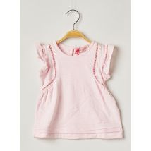 LILI GAUFRETTE - T-shirt rose en coton pour fille - Taille 6 A - Modz