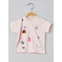 CATIMINI - T-shirt rose en coton - Fille - Taille TU - Modz