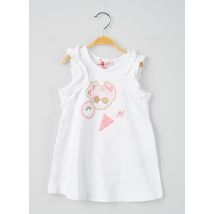 LILI GAUFRETTE - Robe courte blanc en coton - Fille - Taille TU - Modz