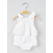 LILI GAUFRETTE - Barboteuse blanc en coton - Fille - Taille TU - Modz