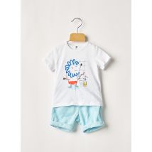 CATIMINI - Ensemble short blanc en coton - Garçon - Taille TU - Modz