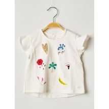 CATIMINI - Polo blanc en coton - Fille - Taille TU - Modz