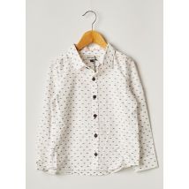 JEAN BOURGET - Chemise manches longues blanc en coton pour garçon - Taille 8 A - Modz