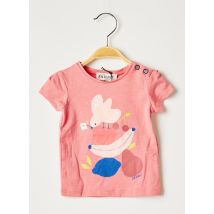 JEAN BOURGET - T-shirt rose en coton pour fille - Taille 12 M - Modz