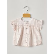JEAN BOURGET - Chemisier rose en viscose - Fille - Taille TU - Modz