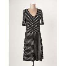 GEISHA - Robe mi-longue noir en viscose - Femme - Taille 36 - Modz